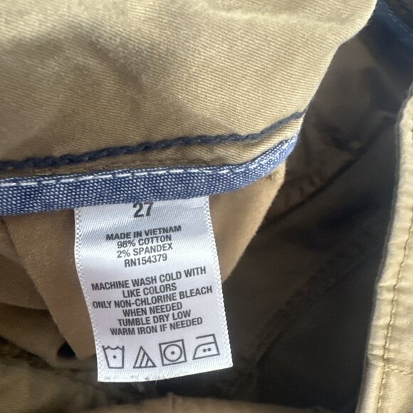 Aeropostale men's next level flex slim tan chino shorts size 27 - Picture 7 of 13